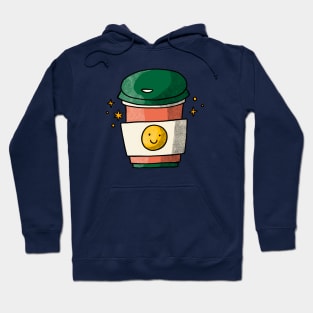 Smiley Coffee Cup Hoodie